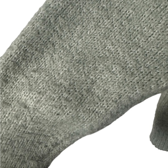 Zara seafoam green poly/wool/alpaca blend turtleneck sweater size Small - Picture 8 of 11